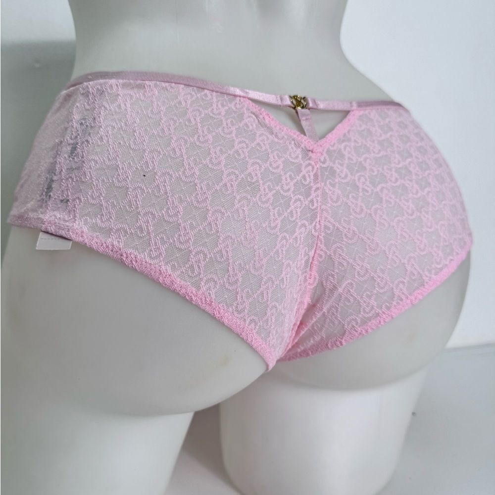 🔥Victoria's Secret Light Pink Lace Panties cheeky Sz M NWT